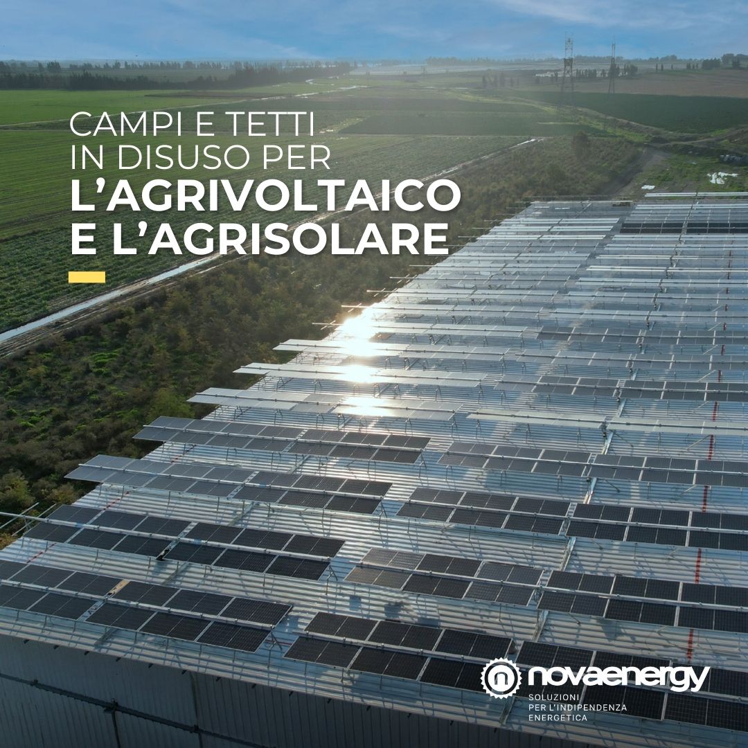 agrivoltaico e agrisolare